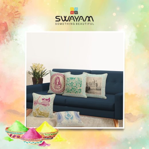 Add A Little Style To Your Living Area With Cushion Cover, Diwan Set Cover, And Pillow Cover Trends