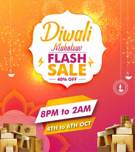 Diwali Mahotsav Flash Sale Flat 40% OFF