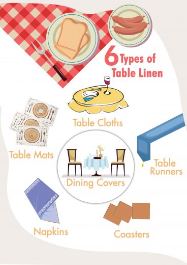 6 Types of Table Linen