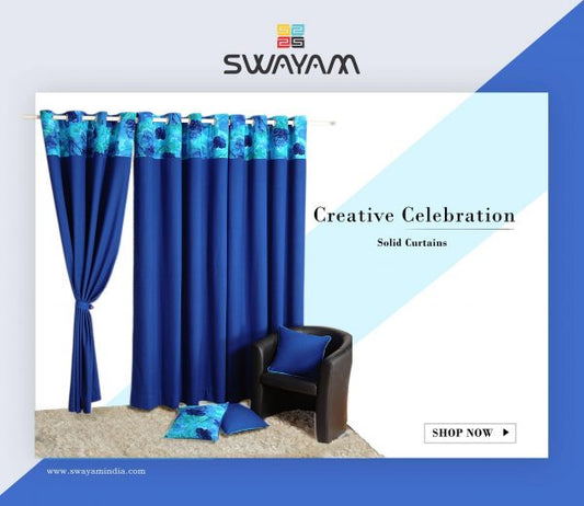 Fall Back to The Basics of Solid Color Schemes with Swayam’s Curtains