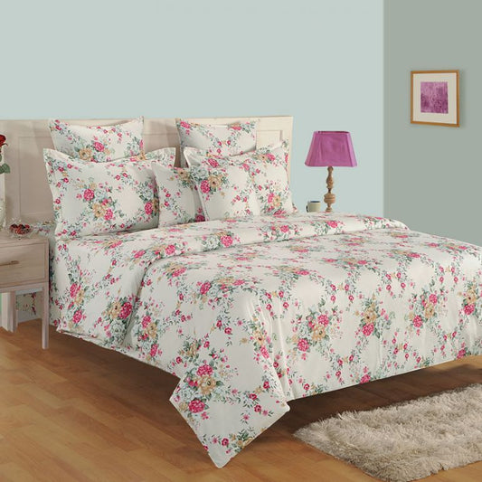 Imperial Impression Swayam Zinnia Fitted Bed Sheet- 15002