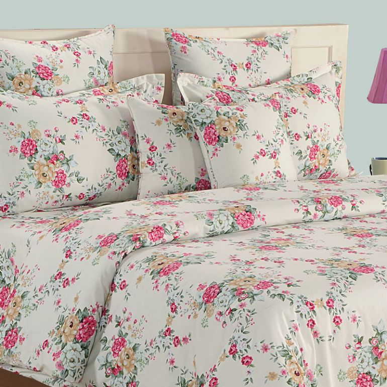 Imperial Impression Swayam Zinnia Fitted Bed Sheet- 15002