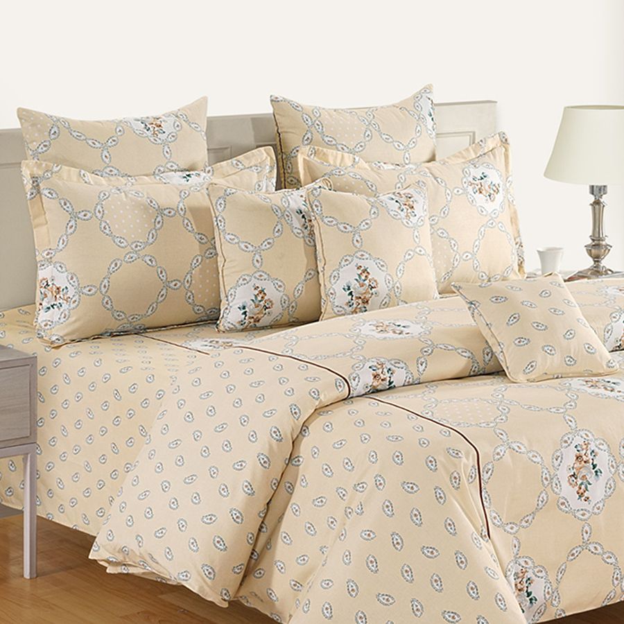 Bliss Delight Sparkle Fitted Bed Sheet- 11047