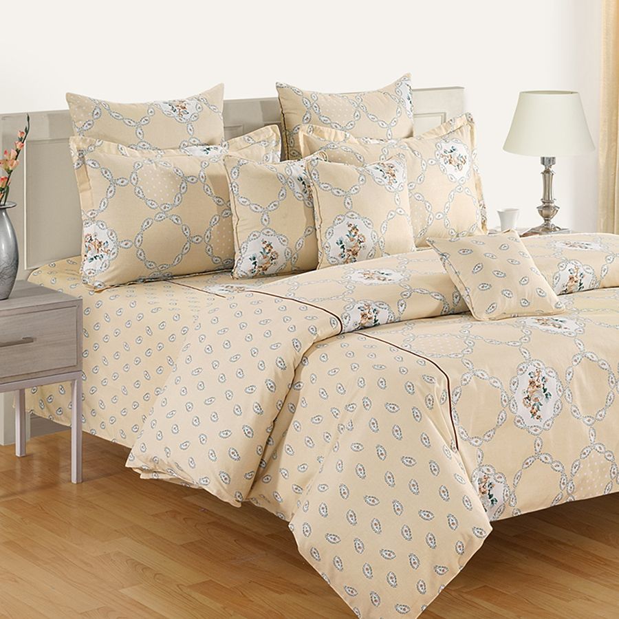 Bliss Delight Sparkle Fitted Bed Sheet- 11047