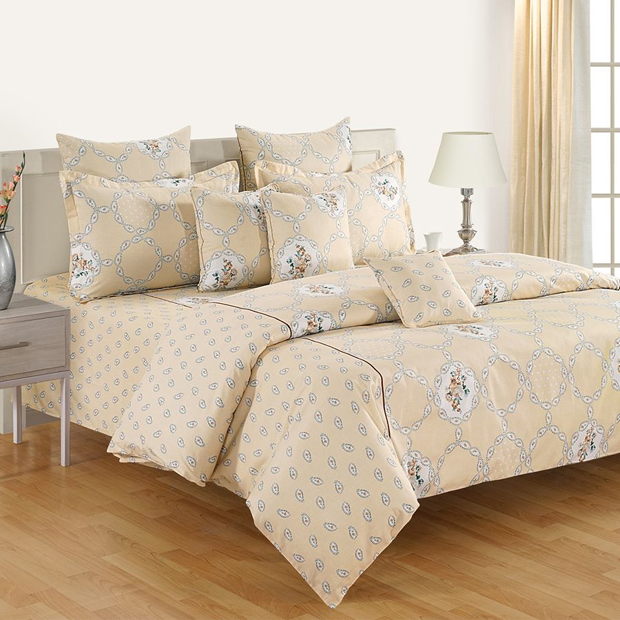 Bliss Delight Sparkle Fitted Bed Sheet- 11047