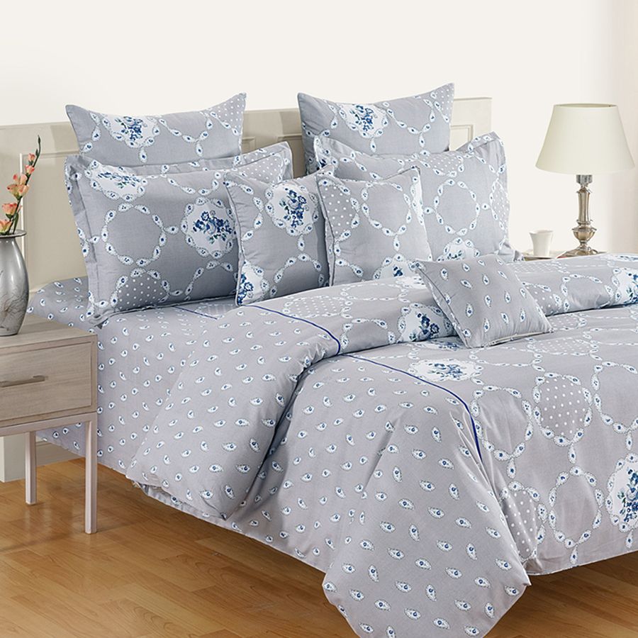 Fresh Fashion Sparkle Fitted Bed Sheet- 11048