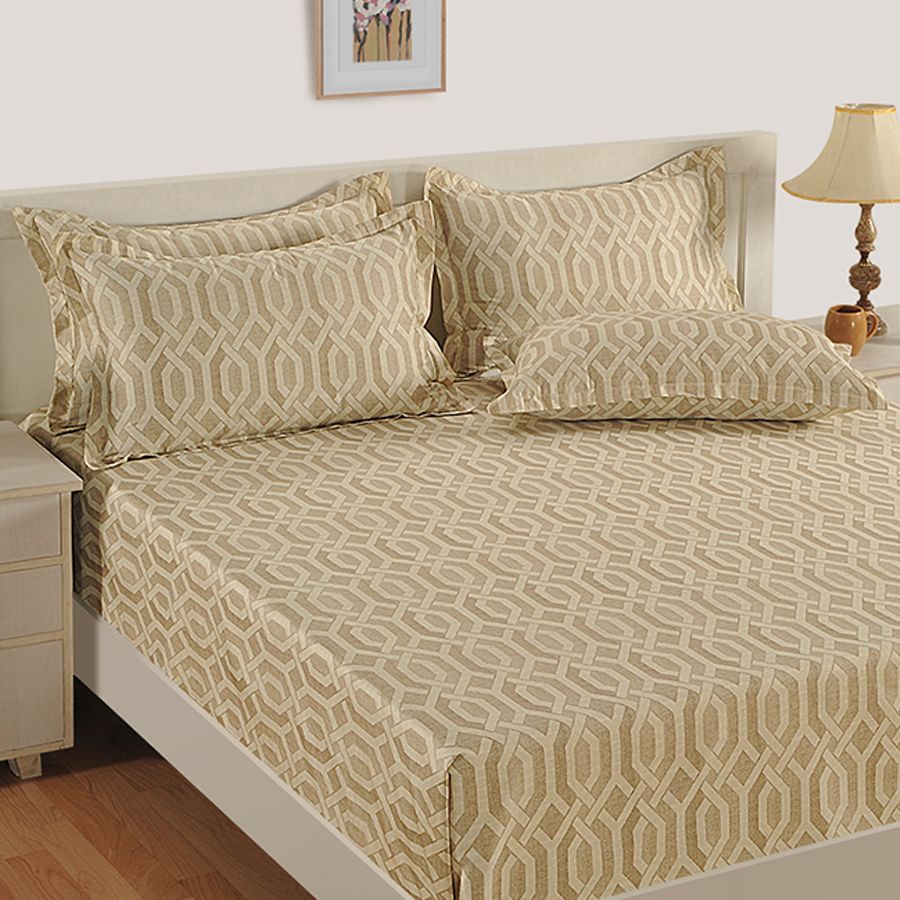 Exciting Splendor Sparkle Fitted Bed Sheet - 11050