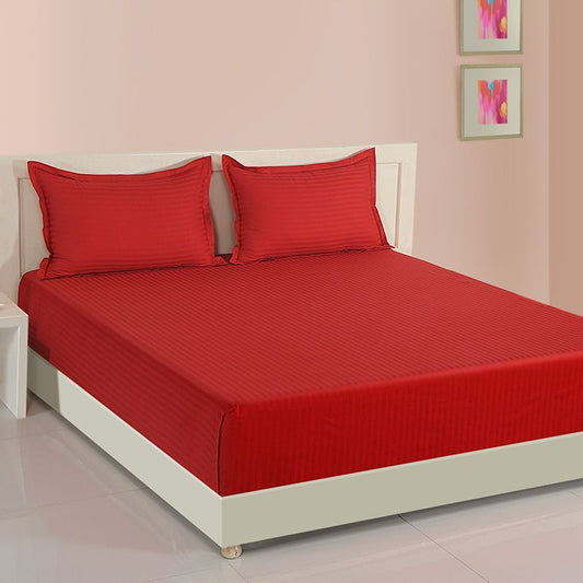 Poppy Red Sonata Fitted Bed sheet