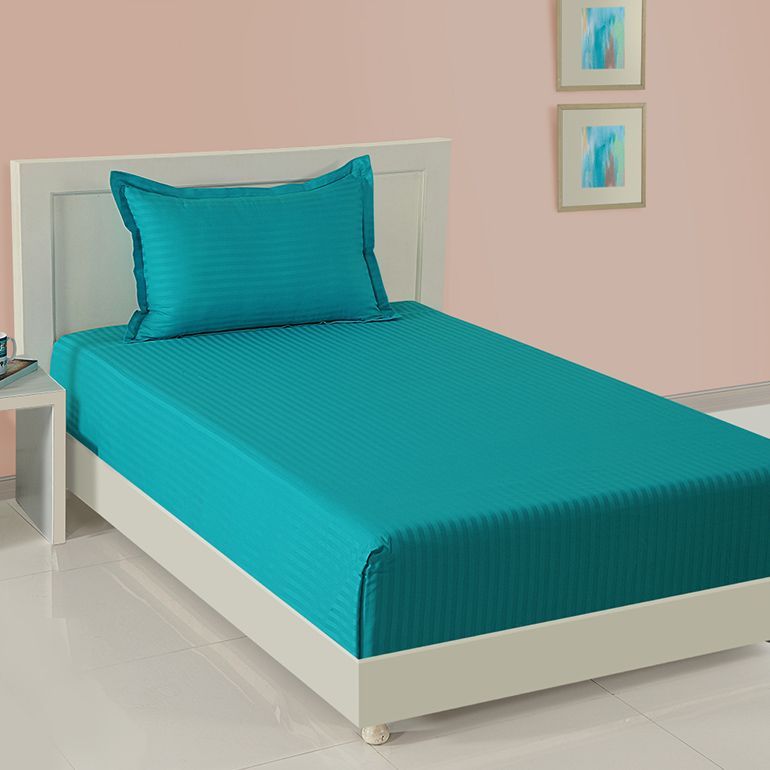 Aqua Turq Sonata Fitted Bed sheet