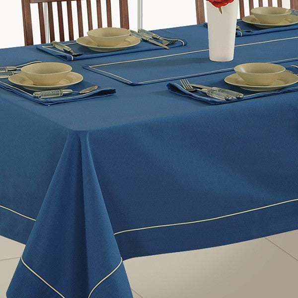 Ink Blue-Plain Rectangular Table Linen- 774