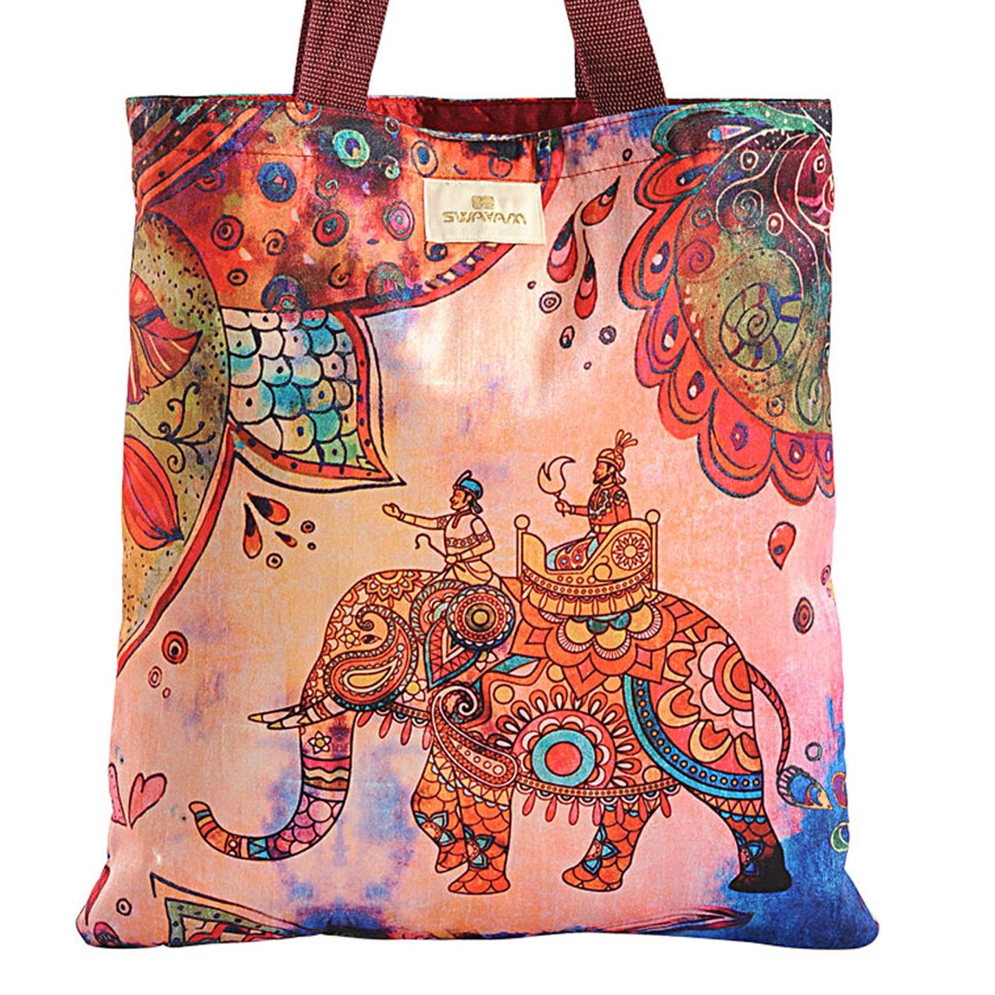 Swayam Carry Silk Handbag - QCB-5