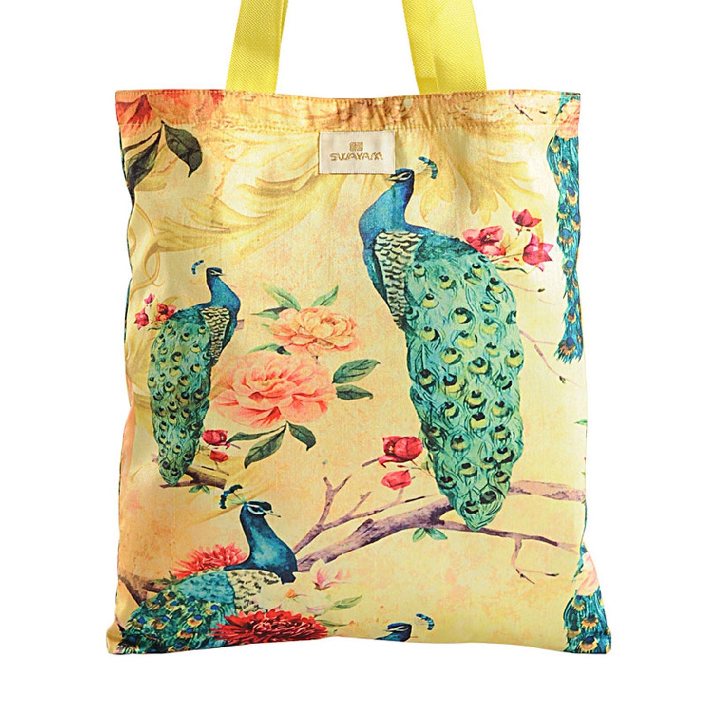 Parrot Elegance Swayam Carry Silk Handbag - QCB-10