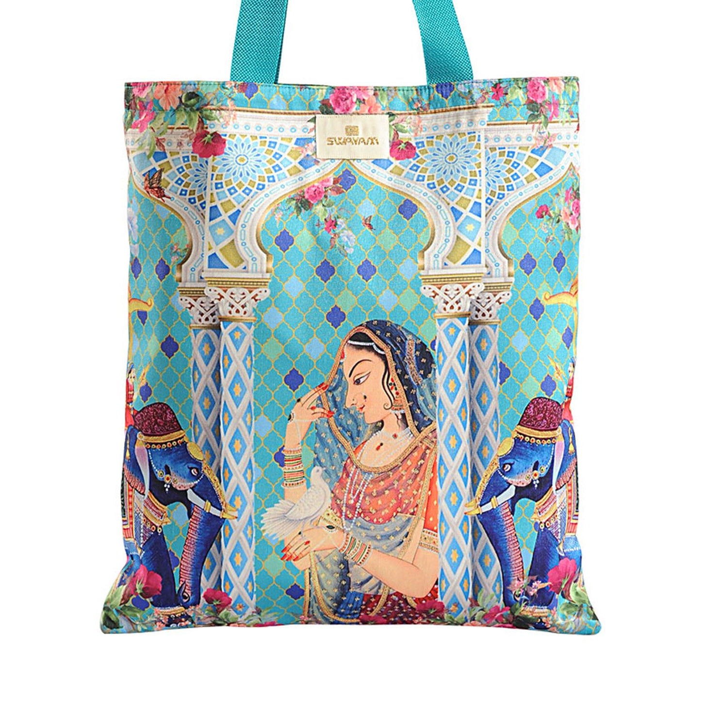 Ethnic Art Swayam Carry Silk Handbag - QCB-13