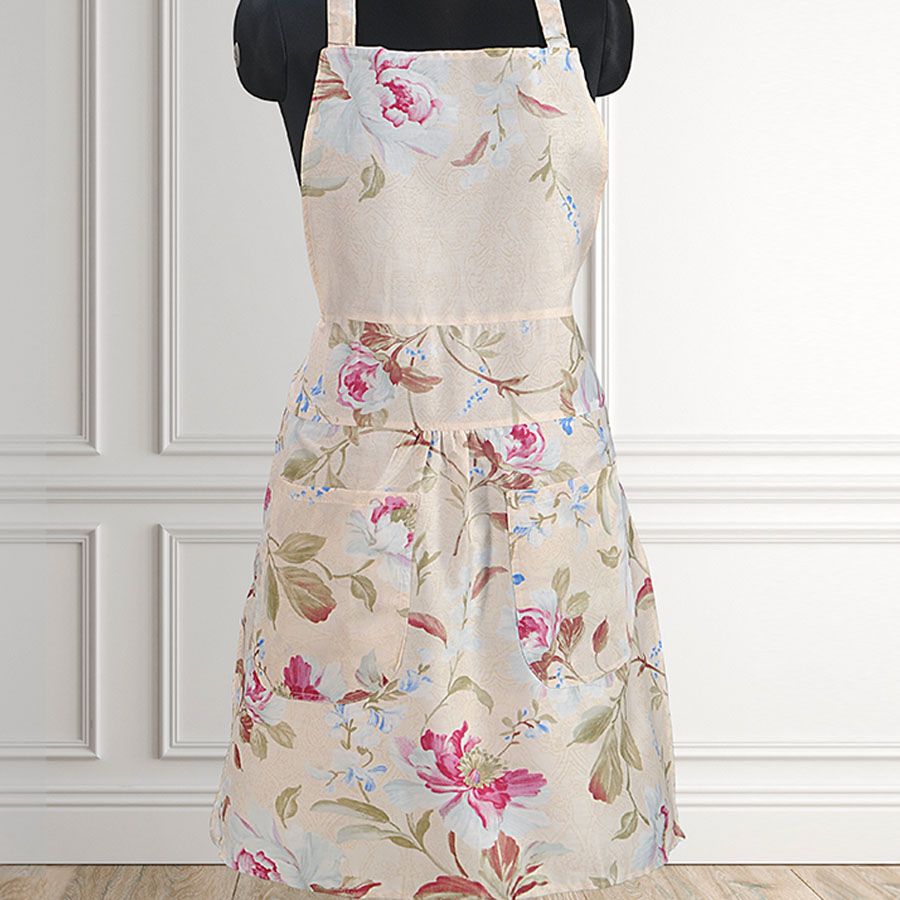 Vintage Florals Chef Charm Apron - CHEF01-4