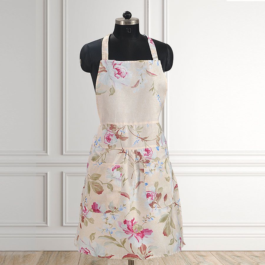 Vintage Florals Chef Charm Apron - CHEF01-4