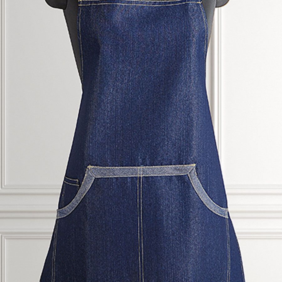 Denim Chef Charm Apron - CHEF01-6