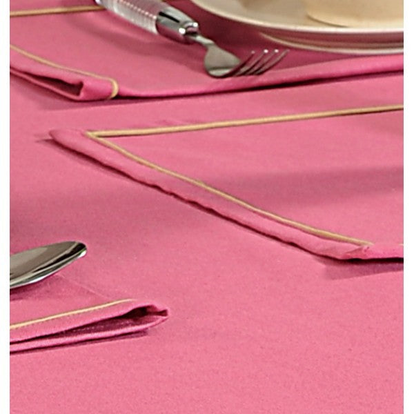 Candy Plain Rectangular Table Linen- Dusty Rose