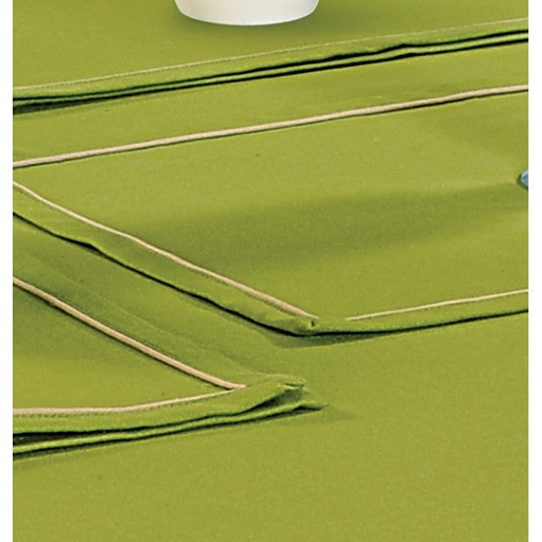 Fresh Plain Rectangular Table Linen- Grass Green