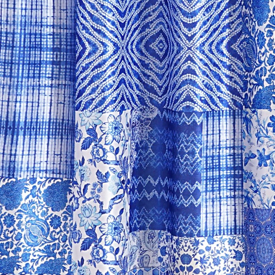 Royal Blue Indian Regal Curtain