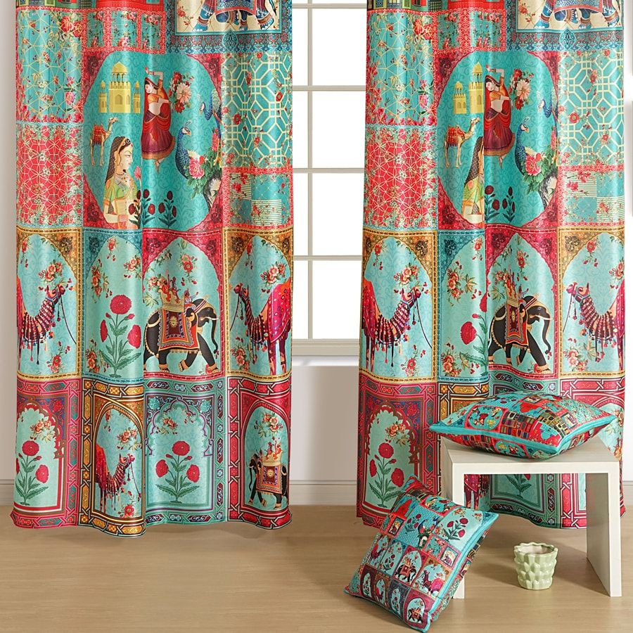 Classical Charm Indian Regal Curtain