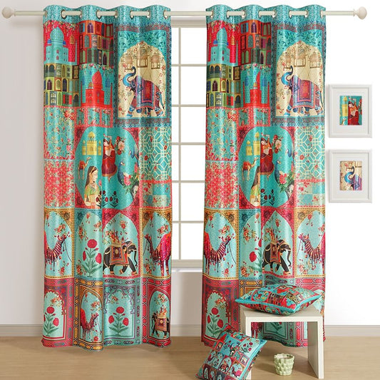 Classical Charm Indian Regal Curtain