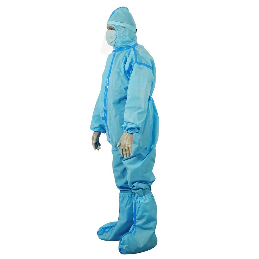 Personal Protective Equipment PPE Kit In Non Woven,Premium Graded 90 GSM laminated/With Tape