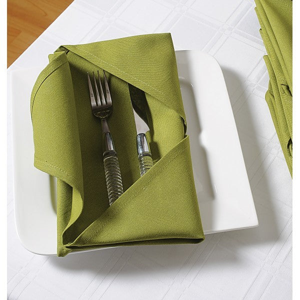 Green Dinner Napkins- Green