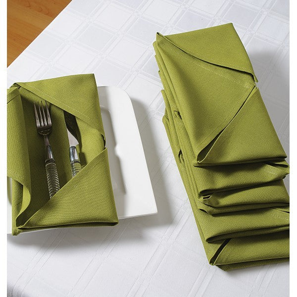 Green Dinner Napkins- Green