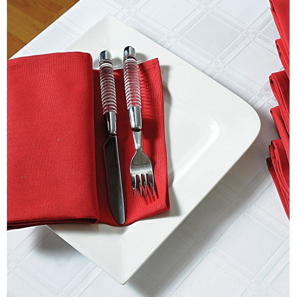 Maroon Dinner Napkins Set- Maroon