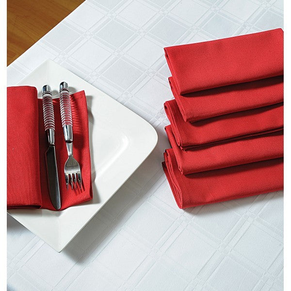 Maroon Dinner Napkins Set- Maroon