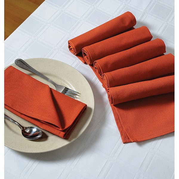 Rust Dinner Napkins Set- Rust