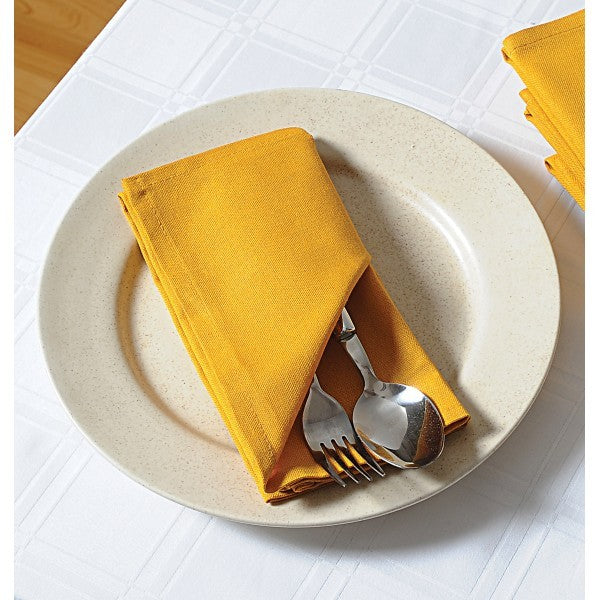 Mustard Dinner Napkins Set- Yellow