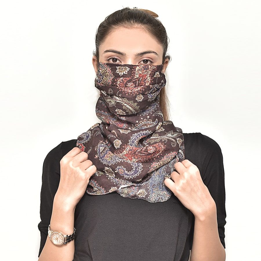 Paisley Protection Scarf Mask-5101