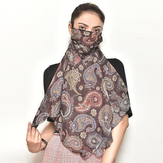 Paisley Protection Scarf Mask-5101