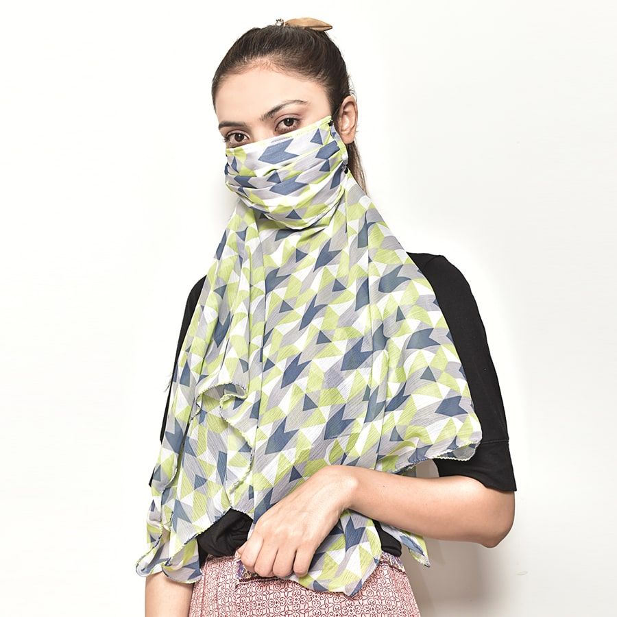 Serene Safeguard Scarf Mask-5104