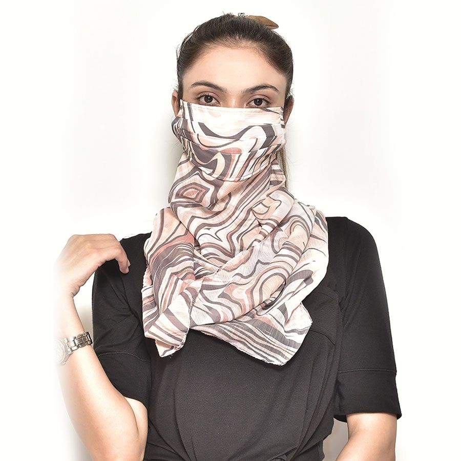 Posh Protection Scarf Mask-5107