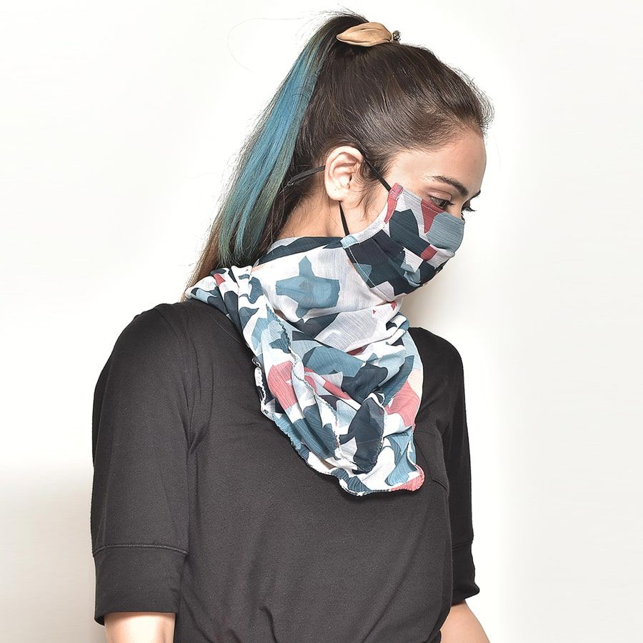 Chic Protection Scarf Mask-5108