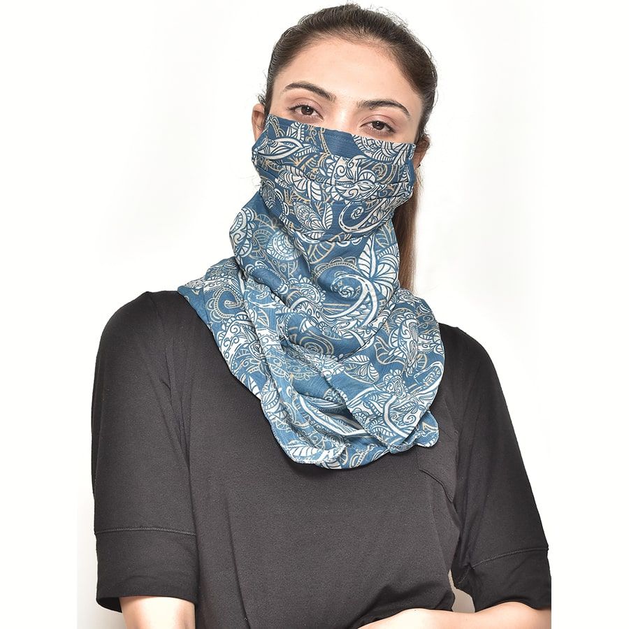 Paisley Shield Scarf Mask-5109