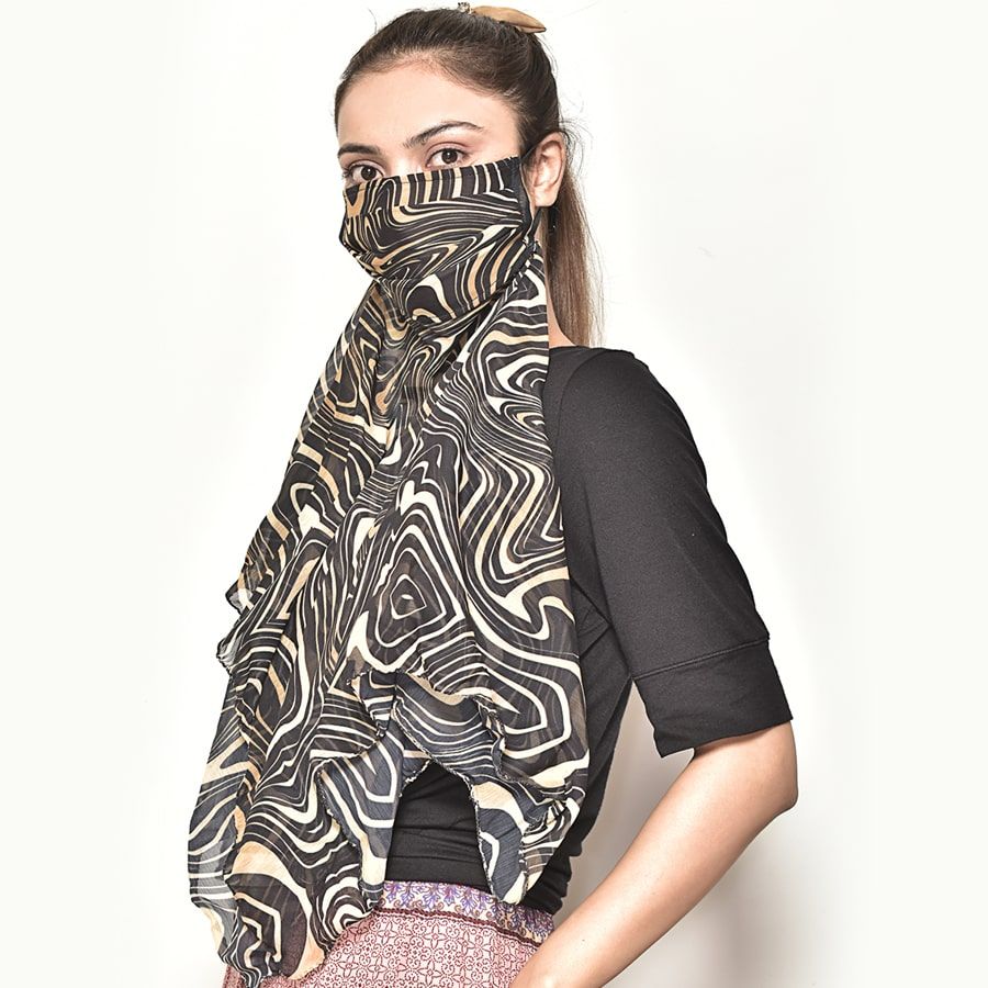 Sheen Safety Scarf Mask-5111