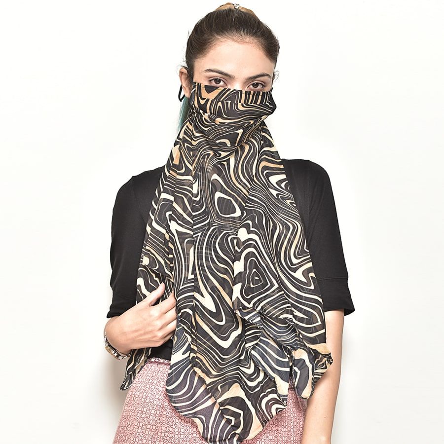 Sheen Safety Scarf Mask-5111