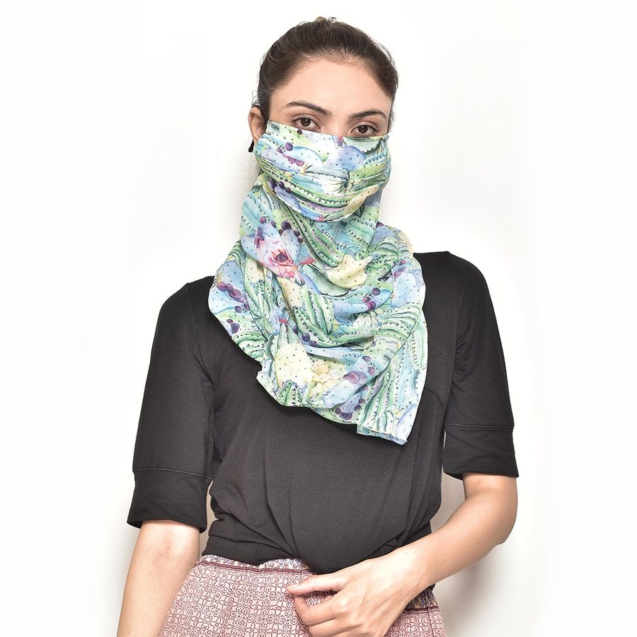 Pretty Protection Scarf Mask-5123