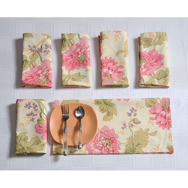 Bloom Dinner Napkins Set- 3612