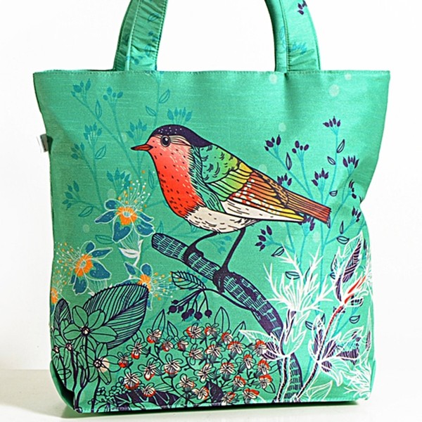 Cyan Bird Animal Theme Bag- Birds- 2