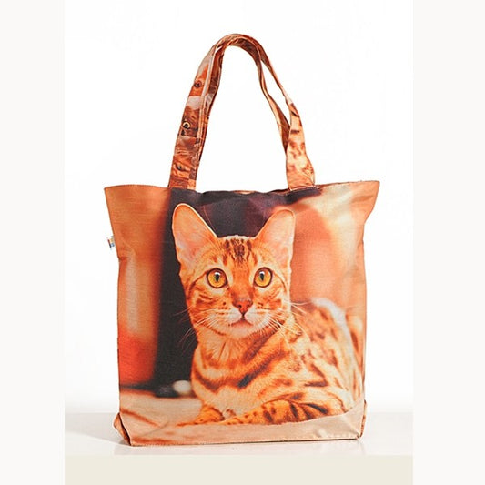 Orange Cat Animal Theme Bag- Cats-3