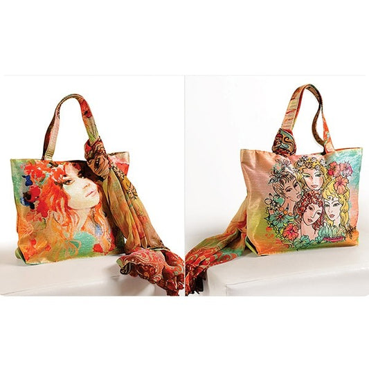 Floral Girls Scarf Bags- SCF- 908