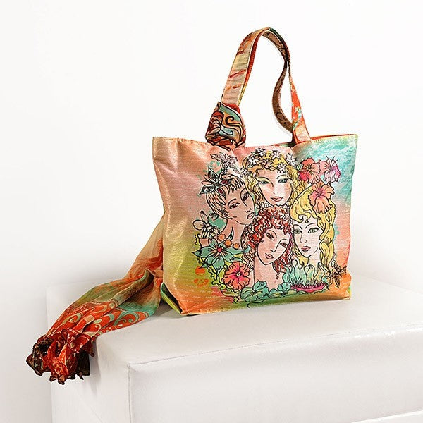 Floral Girls Scarf Bags- SCF- 908