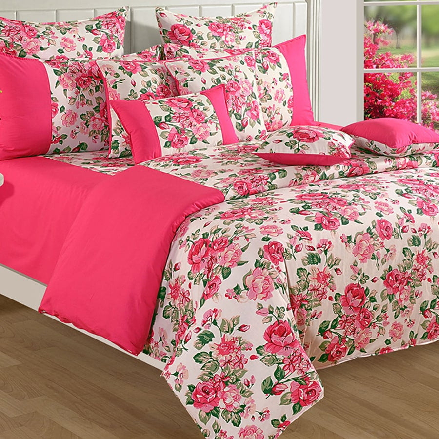 Shades Of Paradise Fitted Bed Sheet- 1428