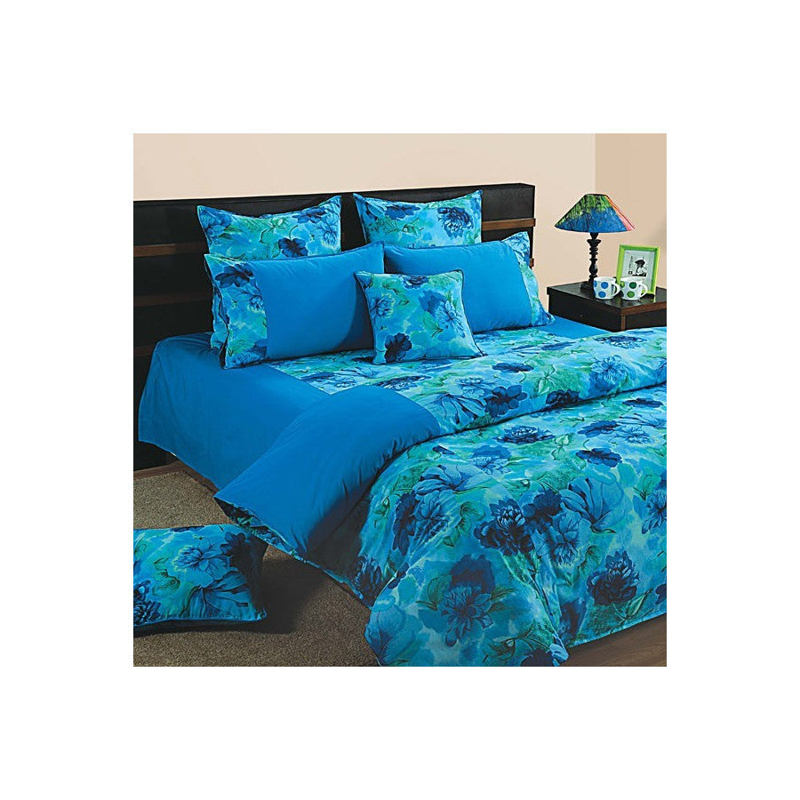 Shades Of Paradise Fitted Bed Sheet- 6715