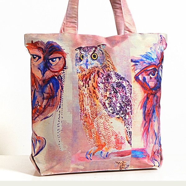 Owl Painting Animal Theme Bag- Owl-3