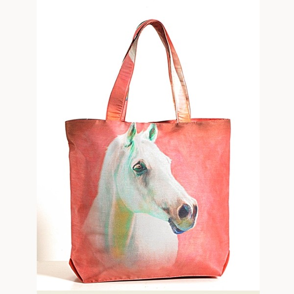 Snowy Horse Animal Theme Bags- Horses-3